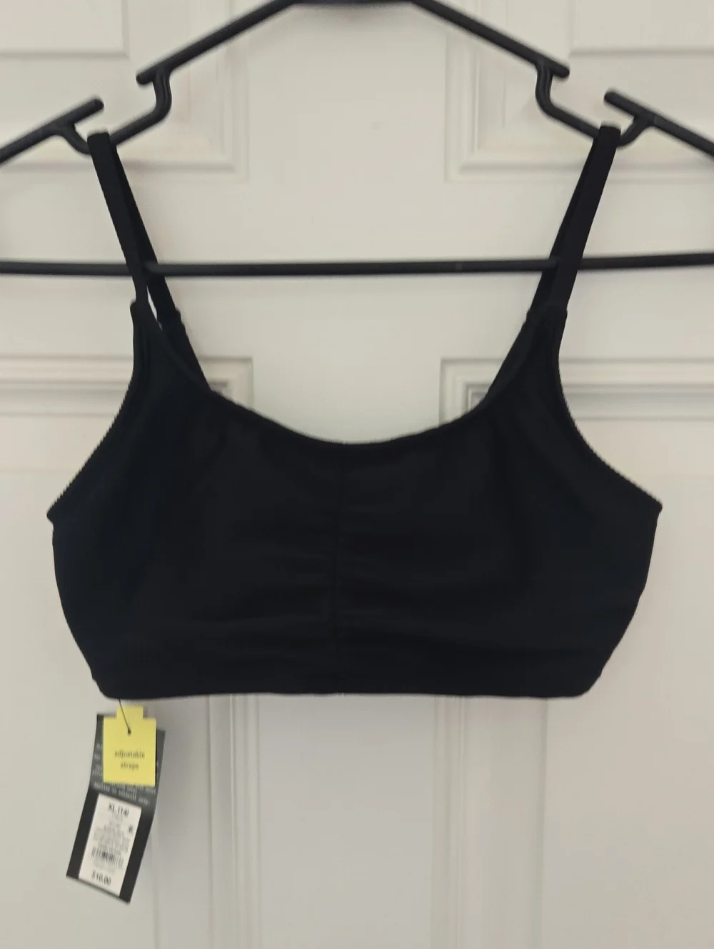 art class Black Girls' Swim Bikini Top with Adjustable Straps